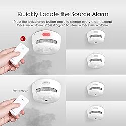 X-Sense Wireless Interconnected Smoke Detector Fire