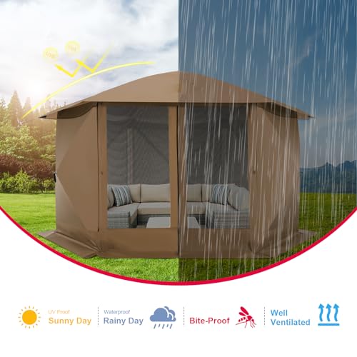 COBIZI 12x12 Pop-Up Screened Gazebo Review: Stargazing Design for Easy Camping image 20
