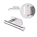 KES Self Adhesive Toilet Paper Holder Stick On Toilet Paper Roll Holder SUS 304 Stainless Steel Brushed Finish, A7170-2