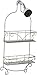 Zenna Home, Satin Nickel Shower Caddy, 2 Shelves