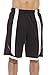 At The Buzzer 77922-Black-XXL Athletic Basketball Shorts for Men