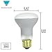 (6 Pack) 45R20 45 Watt E26 Medium Base Reflector R20 Incandescent Light Bulb