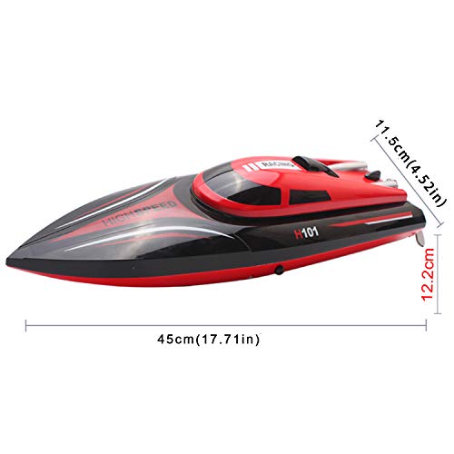 MYRCLMY 35Km / H Highspeed Radio Fernbedienung Speedboat Elektroboot 2,4 Ghz RC Racing Schiff Lenkbare Boote Erwachsene… – Bild 3