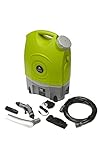 Aqua2Go GD70 Multipurpose Outdoor Portable Spray Washer with 17 Ltr/4.5 Gal Water Tank, Up to 130.5 psi, Hose length of 19.5 ft, Includes Rechargeable Battery
