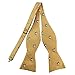PenSee Mens Self Tie Bow Ties Unique Animal Jacquard Pattern Bowties