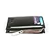 MEKU Men's Leather Minimalist Slim Wallet - Thin Card Case Wallet + Money Clip Black