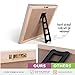 Felt Letter Board 10x10 - Changeable Letter Board with Gifts Worth $50 + 340 Letters 1 inch in 2 Colors + Cursive Days & Months + Symbols + Emojis + Letterboard Letters Organiser