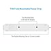 TROND Surge Protector Power Strip with USB, Ultra Thin Flat Plug 6ft Extension Cord 1625W, 3 USB A & 1 Type C, 4 AC Outlets 1440J Surge Protection ETL Listed, Wall Mount for Home Office Dorm, White