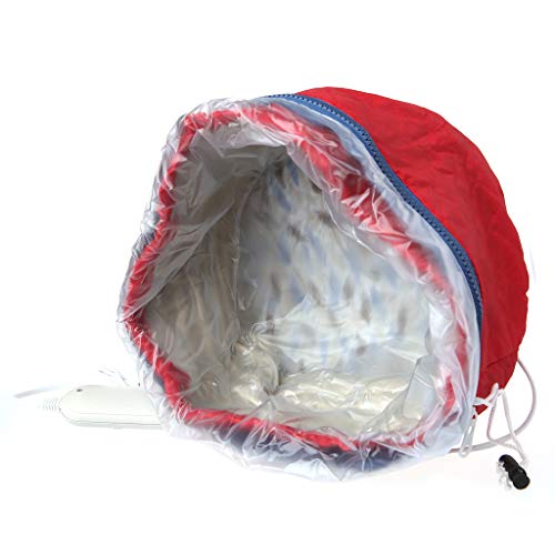 TwJim Electric Hair Care Cap Thermal Treatment Beauty Steamer SPA Nourishing Hat,22x15cm,Red - Thumbnail 7