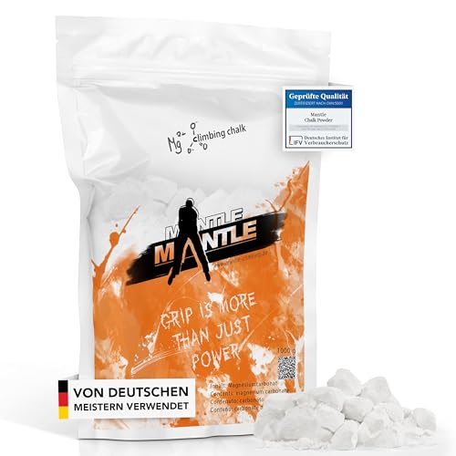 Mantle Kletterkreide 1000g | Chalk Powder – Klettern, Bouldern & Gym