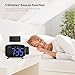 ELEHOT Projection Alarm Clock Digital Alarm LED Display Portable for Charging Large Digital Light with FM Radio Alarm & Snooze