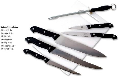 Gibson Cuisine Cutlery Set, Black