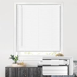 LazBlinds No Tools No Drill Cordless 1" Vinyl Mini