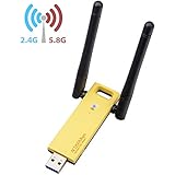 WIFI Extender WODESYS Wireless WIFI Range Extender WODESYS Antenna Wifi Repeater with Long Range Extender (300Mbps) (Wifi Adapter（1200M）)