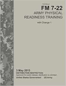 Field Manual FM 7-22 Army Physical Readiness Training with Change 1 3