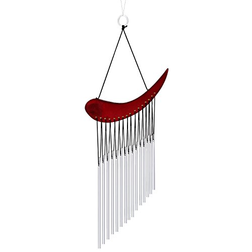 Soledi 15 tubes wind chimes healing sound wood metal tu…