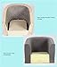 Emall Life Kid's Armchair Children's Roundy Chair Cartoon Sofa Wooden Frame (Animals)