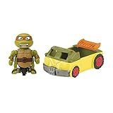 Teenage Mutant Ninja Turtles T-Sprints Mad Motion Michelangelo with Party Van Basic Figure