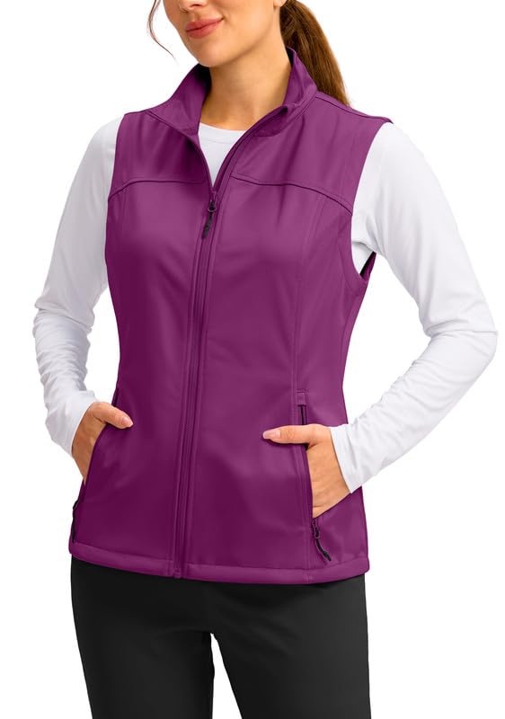 Soothfeel Women's Vest with Zipper Pocekts