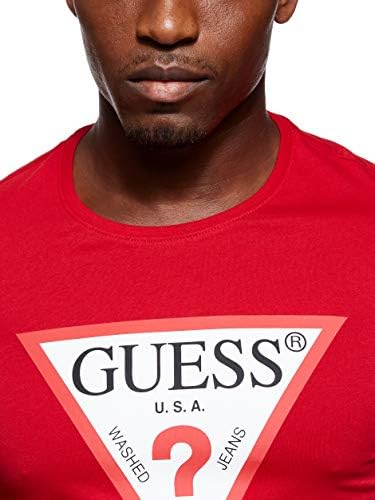 guess t shirt red