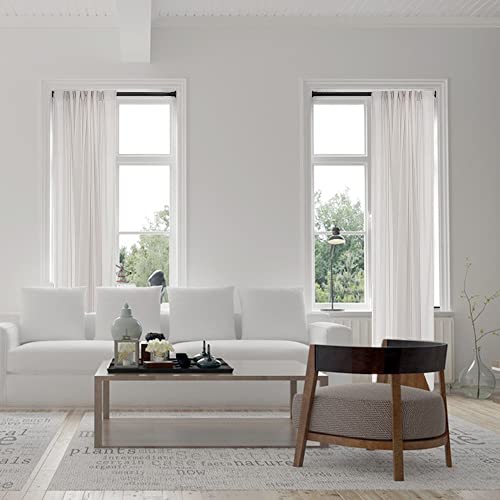 Vailge Room Divider Tension Curtain Rod, Tension Shower Curtain Rods