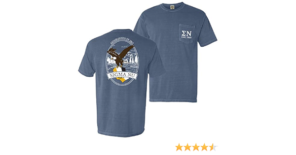 Sigma Nu Comfort Colors Eagle Tee 