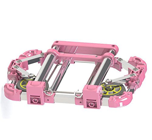 eBus New Super Portable Stainless Steel Shopping Cart Folding Shopping Trolley Vehicle Partner Travaler Partner (Baby Pink, N13)