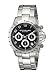 Stuhrling Original Concorso Mens Sports Watch - Analog Quartz Chronograph Watch - Black Dial Date Display Wrist Watch for Men - Mens Designer Watch with Stainless Steel Bracelet 665B.01
