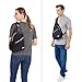 MOSISO Rope Sling Backpack (Up to 13 inch), Multipurpose Crossbody Chest One Shoulder Outdoor Travel Hiking Daypack, Black