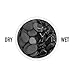 Royal Ram Flat Mexican Beach Pebbles - 3 Pounds Medium Size 1/2