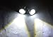 YITAMOTOR 20 X 23mm Eagle Eye High Power 5730 LED White Fog Daytime DRL Backup bulbs 9W
