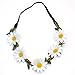 ReFaXi® Hippie Women Bohemian Floral White Daisy Flower Elastic Headband Headpieces for Festival Party