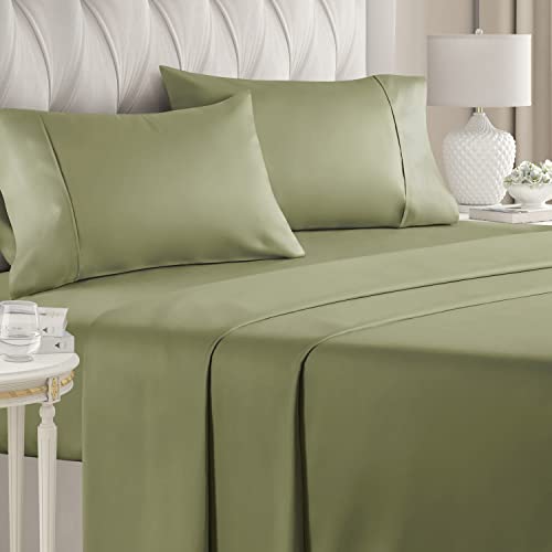 400 Thread Count Cotton Queen Size Sheet Set 100 Cotton Sheets