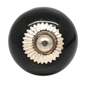 Ceramic Coloured Drawer Door Pulls Knobs Handles Kitchen Cupboard