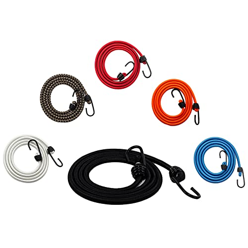 Bungee Cord with Hooks SGT KNOTS Marine Grade Bungee Cords with 2