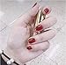 24pcs False Nails 12 Different Size Solid Red Square Fake Nails Tips
