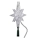 Kurt Adler 10-Light 10-1/2-Inch Clear LED 8-Point Star Treetop