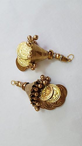 LATKAN, Gold Coin Tassle, JINGLES, Blouse, Dupatta and Lehenga Accessories, Embellishments and Hanging Latkans