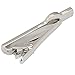 Dannyshi Men Tie Clip 2.1 Inch Silver Plated Stainless 26 Letters A-Z + Gift Box (Silver-J)