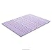 Lucid Lavender Infused 2 Inch Memory Foam Mattress Topper - Twin XL Size - Plush Feel - 5 Convoluted Zones - CertiPUR Certified - New Home Owner & Dorm Room Essentials