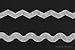 5/8 Inch Chevron and Ric-Rac Designer Tape 2 Rolls Assortment - Shape Tape - Low Tack, Low Adhesive Painters Tape, 30 yds per roll (60 yards total)