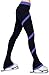 Figure Skating Spiral Polartec Polar Fleece Pants (Purple, Child Large)
