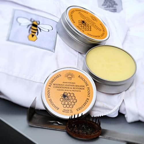 Beeswax Leather Conditioner Restorer & Polish Hand Poured British