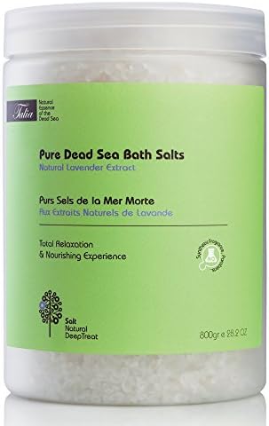 Talia Skin Care Pure Dead Sea Bath Salts - Natural Lavender Extracts, All Skin Types