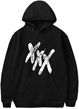Tanersoned Unisex Hoodie Xxxtentacion Sad Heart Top Cool Rap Graphic Hooded Sweatshirt