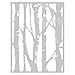 Sizzix 660994 Thinlits Die, Birch Trees by Tim Holtz