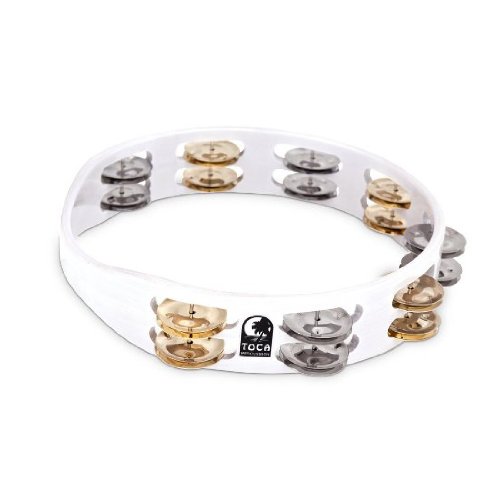Toca TCT10-WH ColorSound Tambourine - White