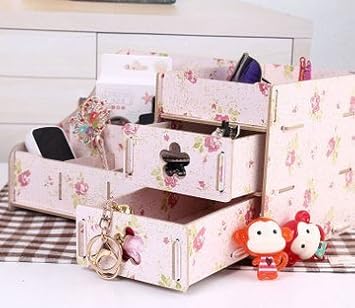 Sudkorea Diy Kreativen Holz Box Kosmetik Amazon De Elektronik