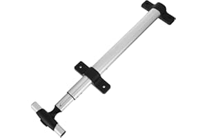 Adjustable Black Aluminum Alloy Telescopic Suitcase Handle Replacement Luggage Pull Rod for Easy Installation and Operation
