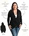 Kindred Bravely Clara Criss Cross Nursing Top | Infinity Cardigan for Breastfeeding (Black, XL-XXL)